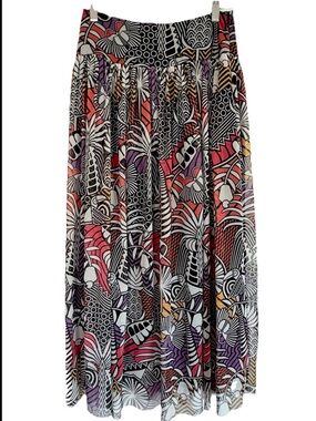 Farm Rio for Anthropologie Tropical Maxi Skirt XS. EUC. Festival Boho Unique
